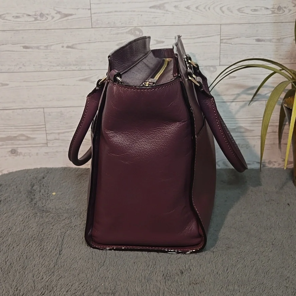 Kate Spade Plum Satchel Bag